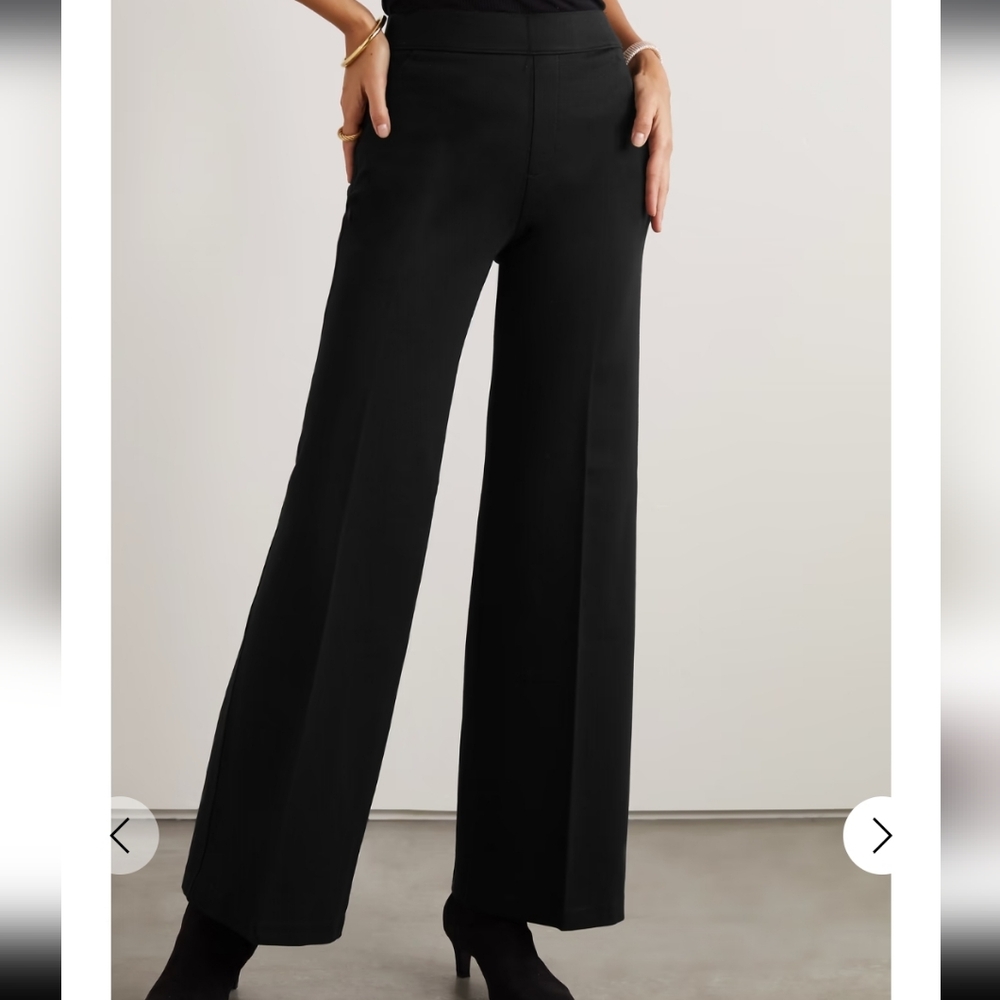 SPANX Black Wide Leg Pants - Picture 3 of 14